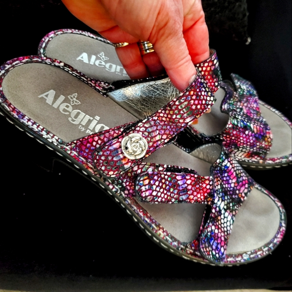 Alegria Velcro Strap SANDALS 7M